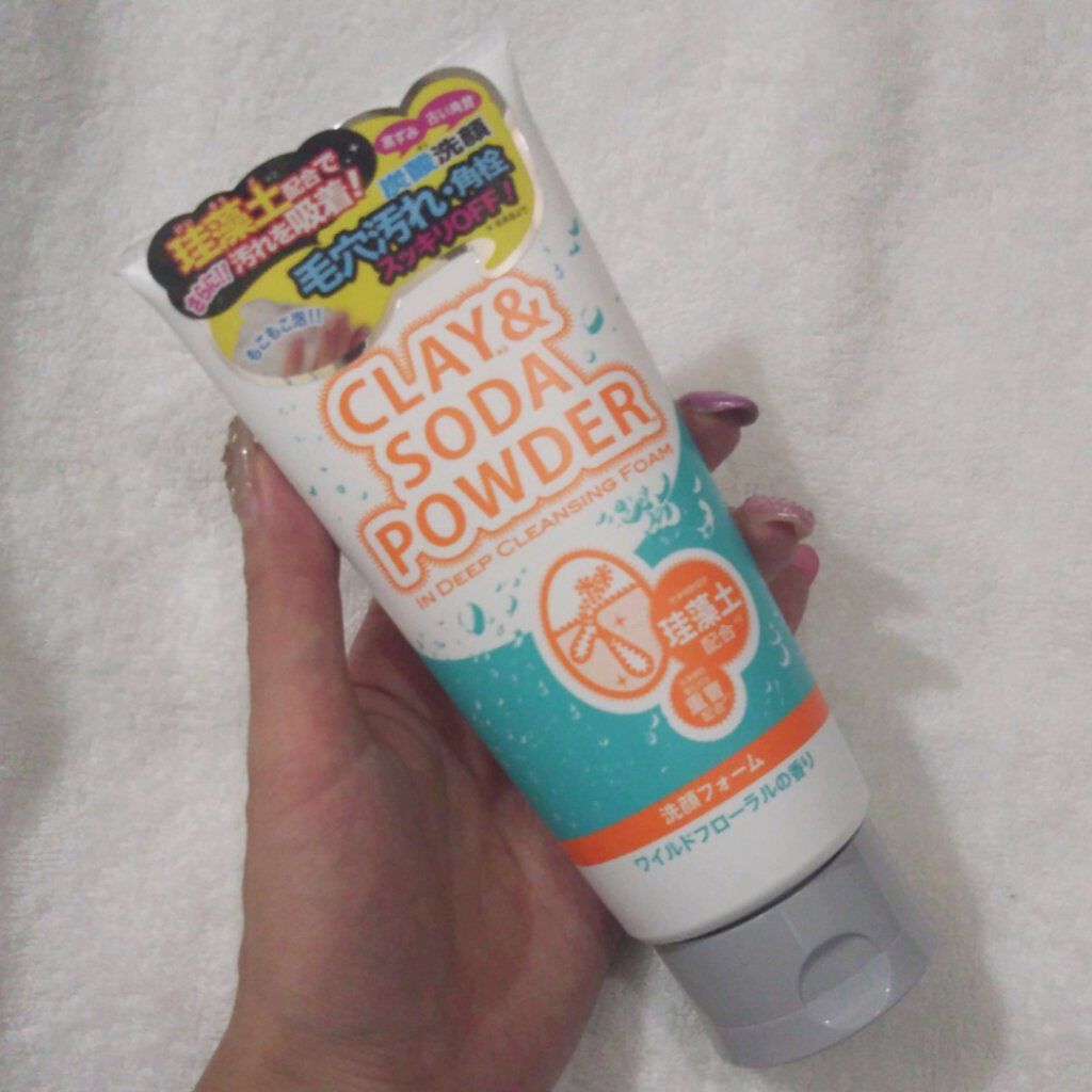 クレイ＆ソーダパウダーインディープクレンジングフォーム/株式会社イヴ/洗顔フォームを使ったクチコミ（2枚目）