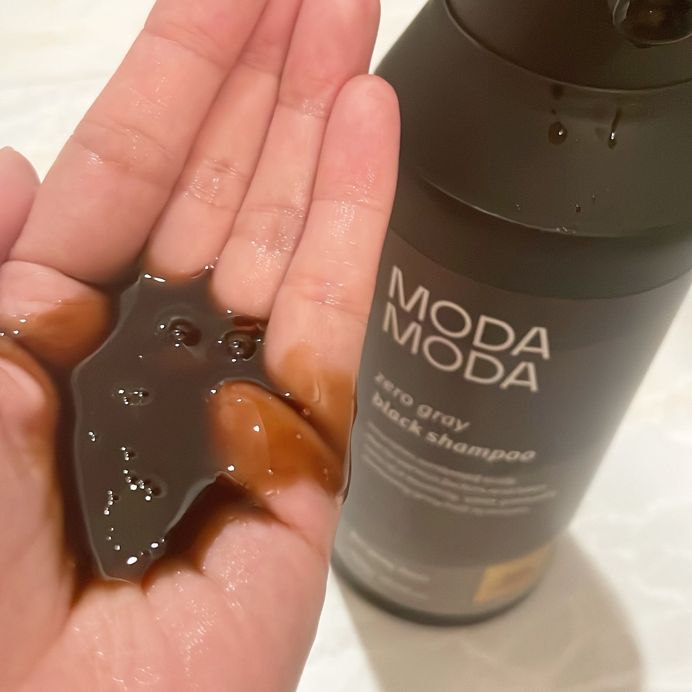 モダモダゼログレイシャンプー/MODAMODA/市販シャンプーを使ったクチコミ(4枚目)