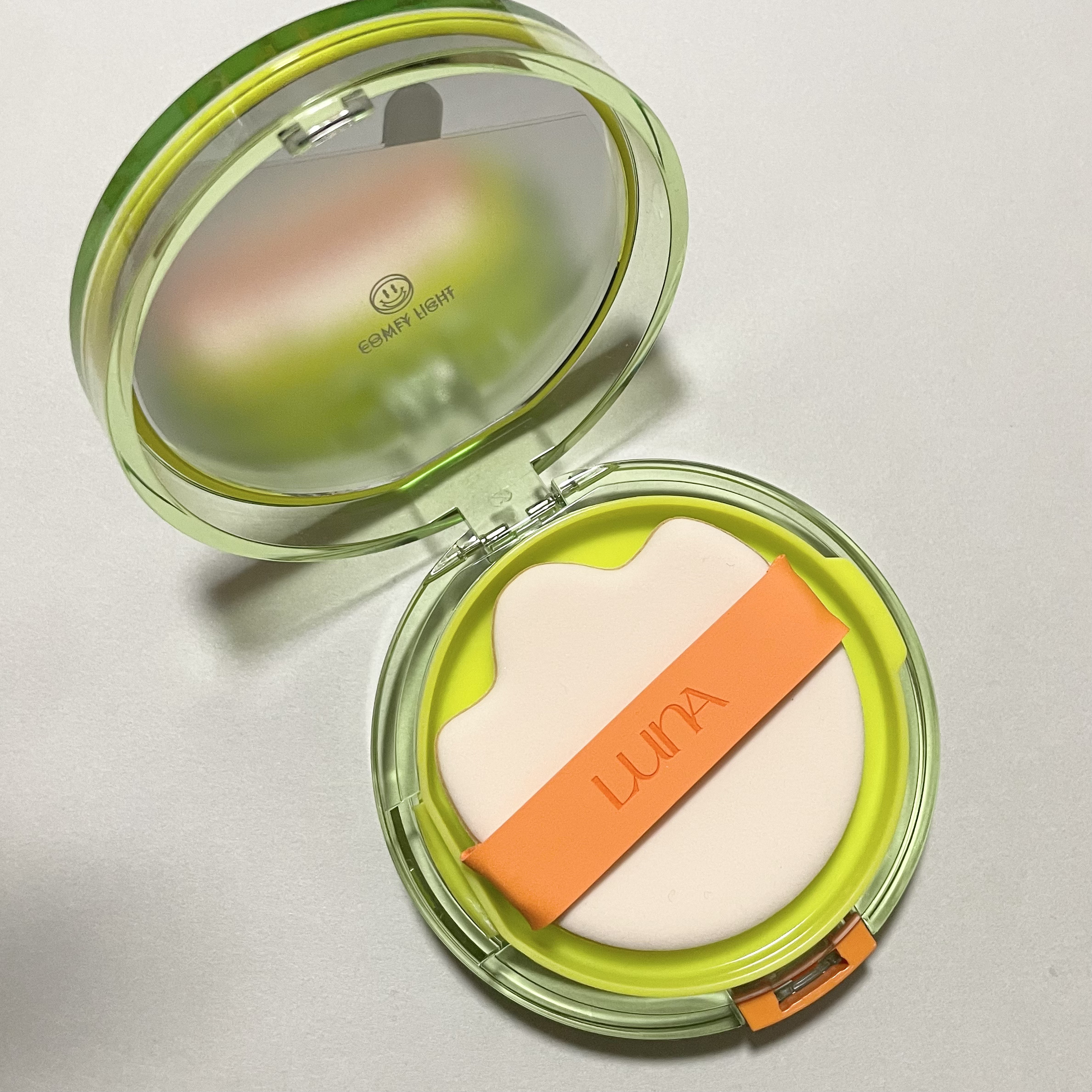 コンフィーライトクッション/LUNA/クッションファンデーションを使ったクチコミ（2枚目）