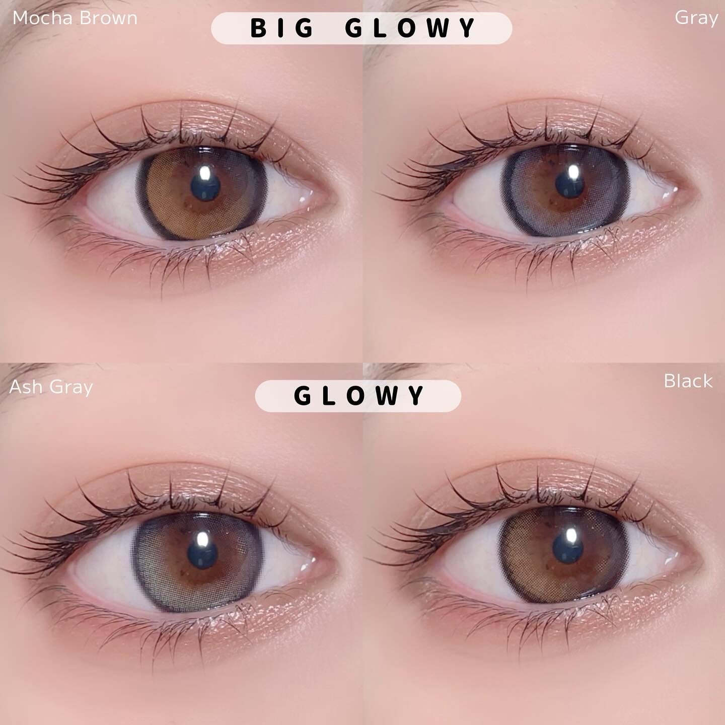 Eyelighter Glowy 1Month/OLENS/カラーコンタクトレンズを使ったクチコミ（2枚目）