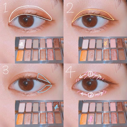 バレンタインボックス/VAVI MELLO/アイシャドウパレットを使ったクチコミ(2枚目)