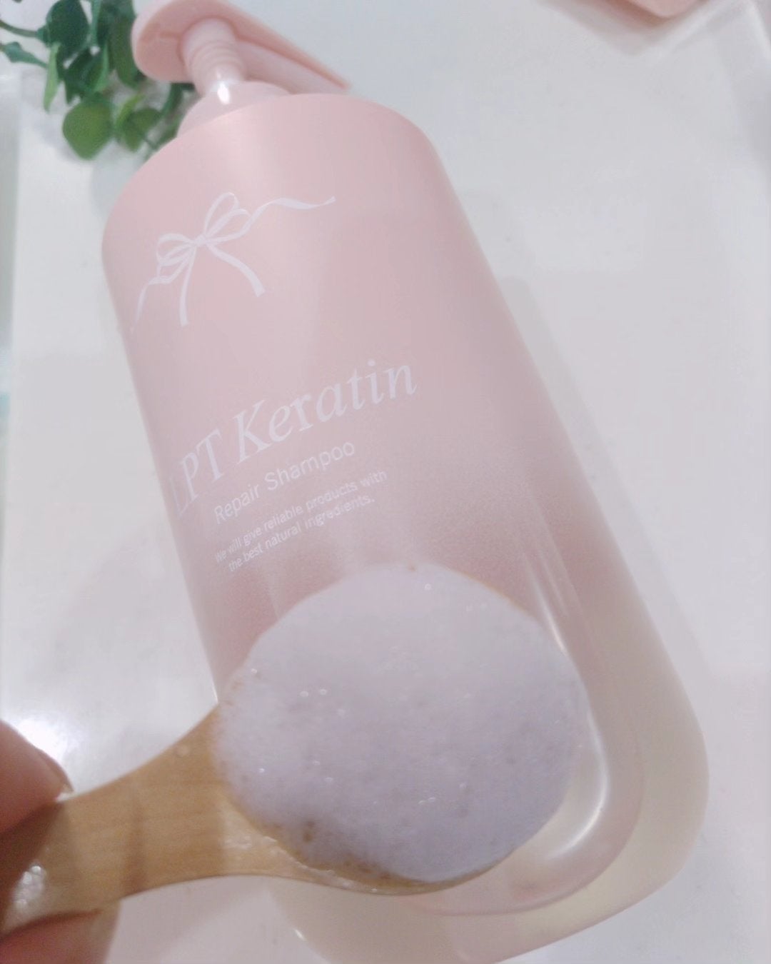 LPTケラチンリペアシャンプー/Daleaf/市販シャンプーを使ったクチコミ(4枚目)