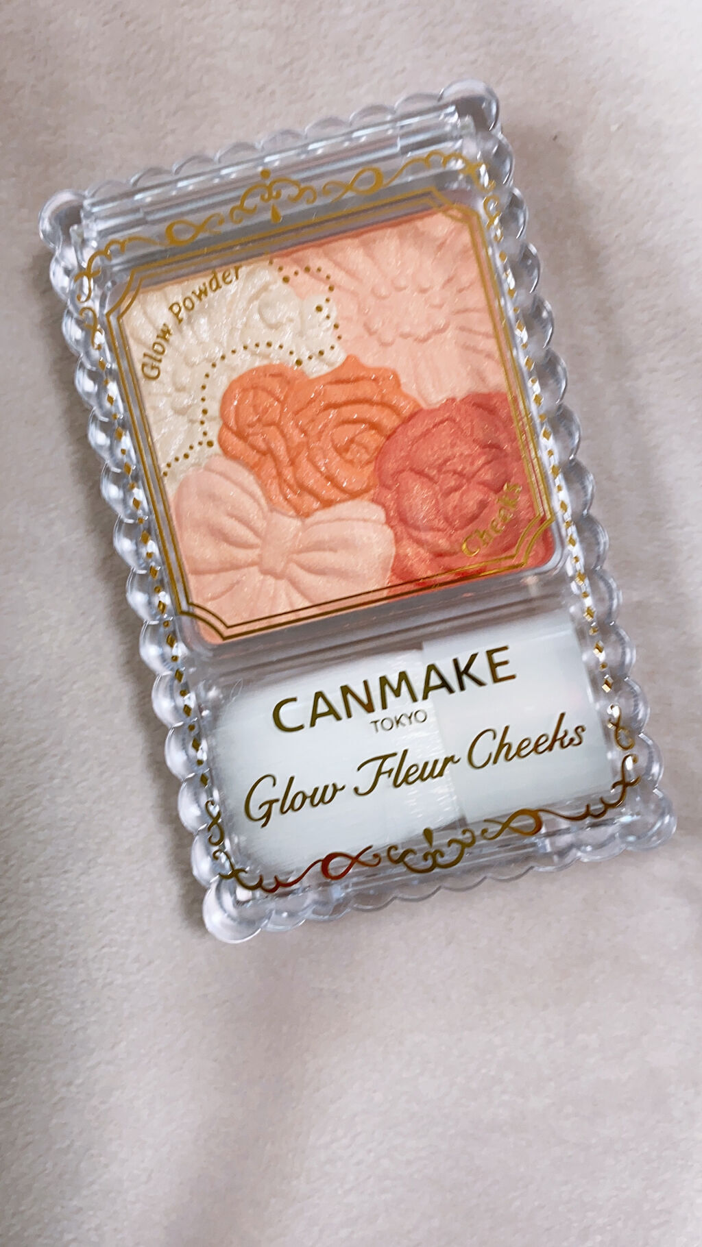 グロウフルールチークス/キャンメイク/パウダーチークを使ったクチコミ（1枚目）