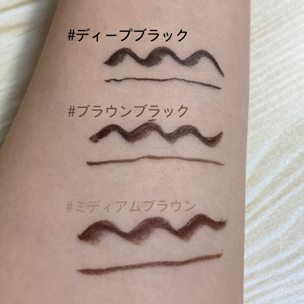 「密着アイライナー」ショート筆リキッド/デジャヴュ/リキッドアイライナーを使ったクチコミ（3枚目）