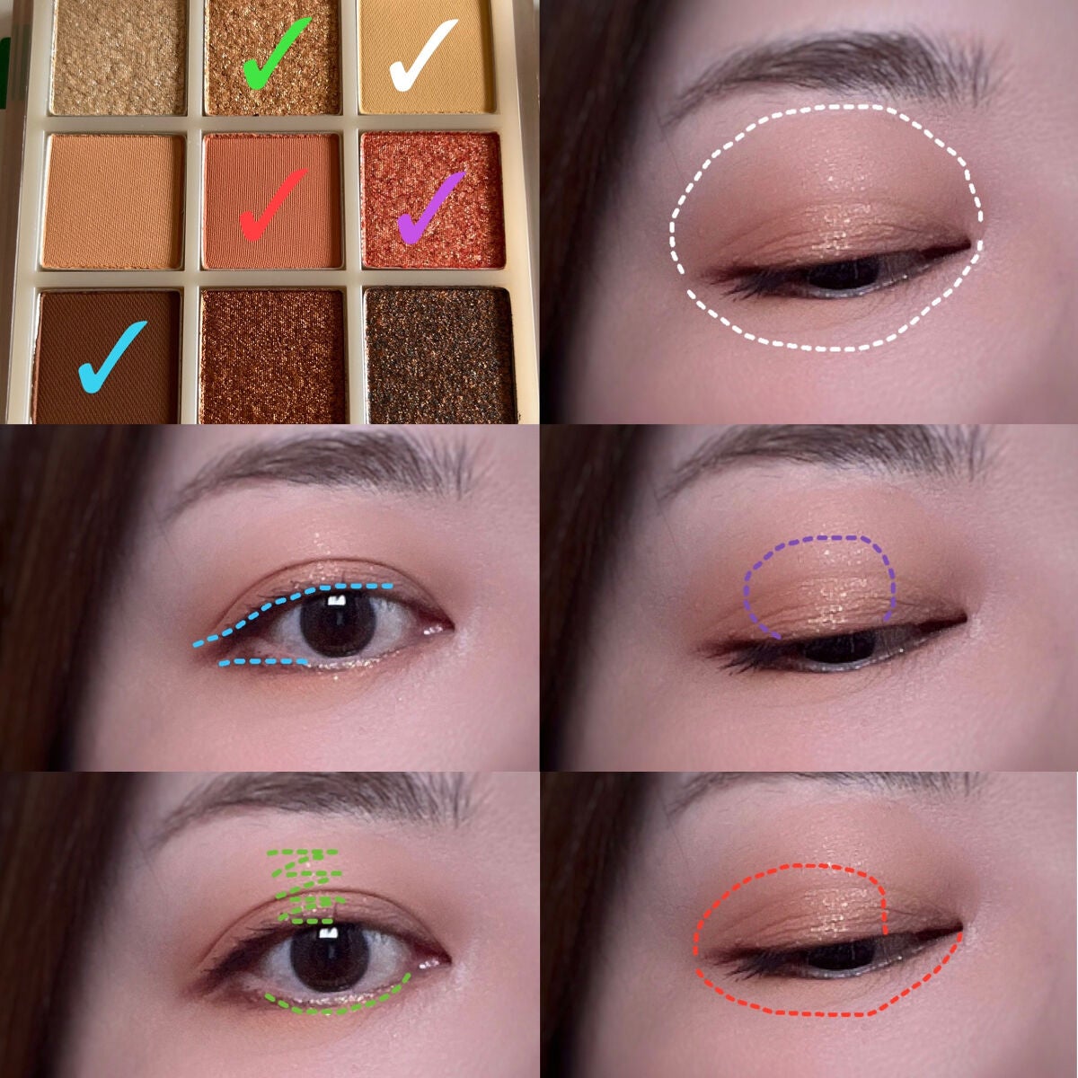 ムジークタイガープレイカラーアイズ/ETUDE/アイシャドウパレットを使ったクチコミ(2枚目)