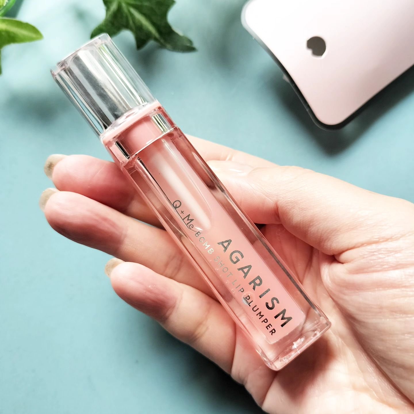 キューミ―ボムショットリッププランパー/AGARISM/リッププランパーを使ったクチコミ（2枚目）