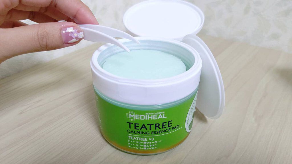 ティーツリーカーミングエッセンスパッド/MEDIHEAL/トナーパッドを使ったクチコミ（2枚目）