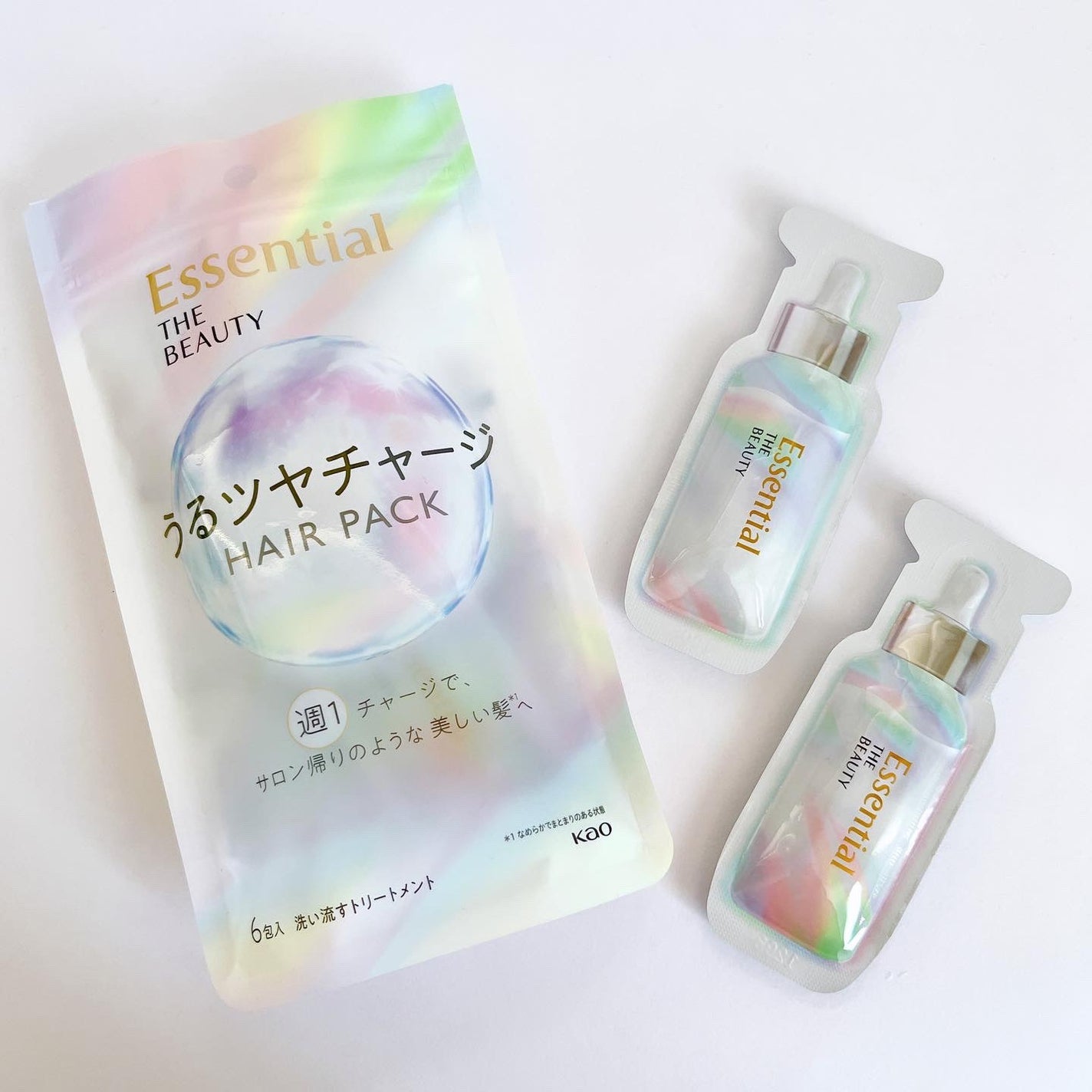 ザビューティ うるツヤチャージヘアパック/エッセンシャル/ヘアマスク・ヘアパックを使ったクチコミ(1枚目)