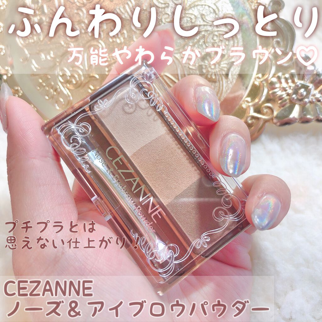 ノーズ&アイブロウパウダー/CEZANNE/パウダーアイブロウを使ったクチコミ(1枚目)