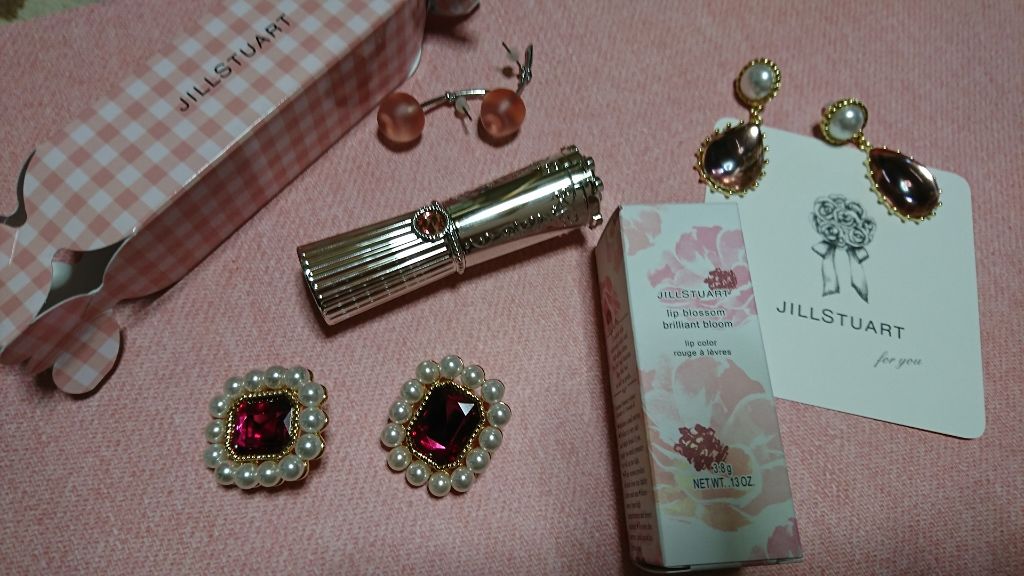 リップブロッサム ブリリアントブルーム 01 rose waltz/JILL STUART/口紅を使ったクチコミ（1枚目）