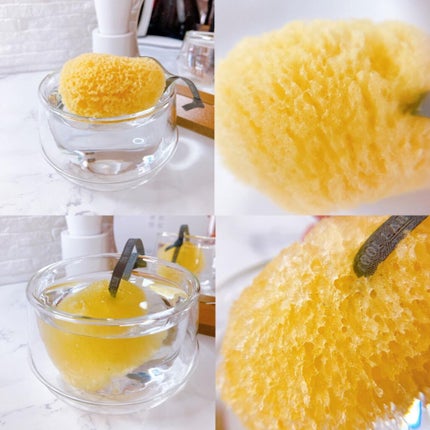 天然海綿スポンジ/THE TOOL LAB/その他スキンケアグッズを使ったクチコミ(4枚目)