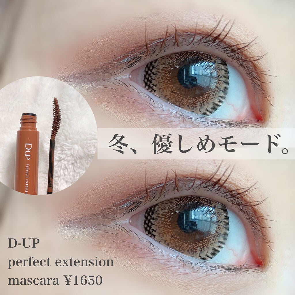 パーフェクトエクステンション マスカラ for カール/D-UP/マスカラを使ったクチコミ(1枚目)