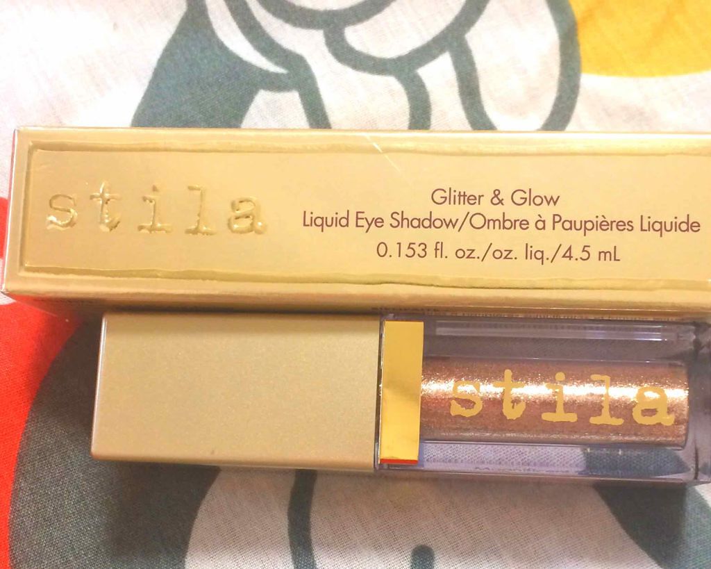 グリッター&グロウ リキッドアイシャドウ/stila/グリッターを使ったクチコミ（1枚目）