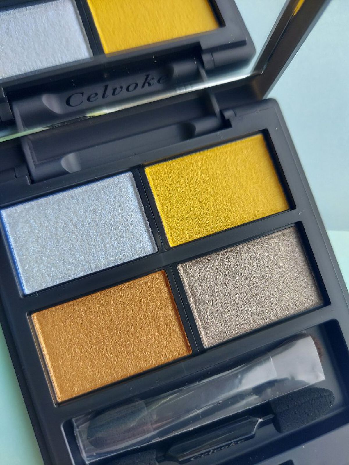 セルヴォーク ヴァティック アイパレット 06 アクアティックイエロー/Celvoke/アイシャドウパレットを使ったクチコミ（1枚目）