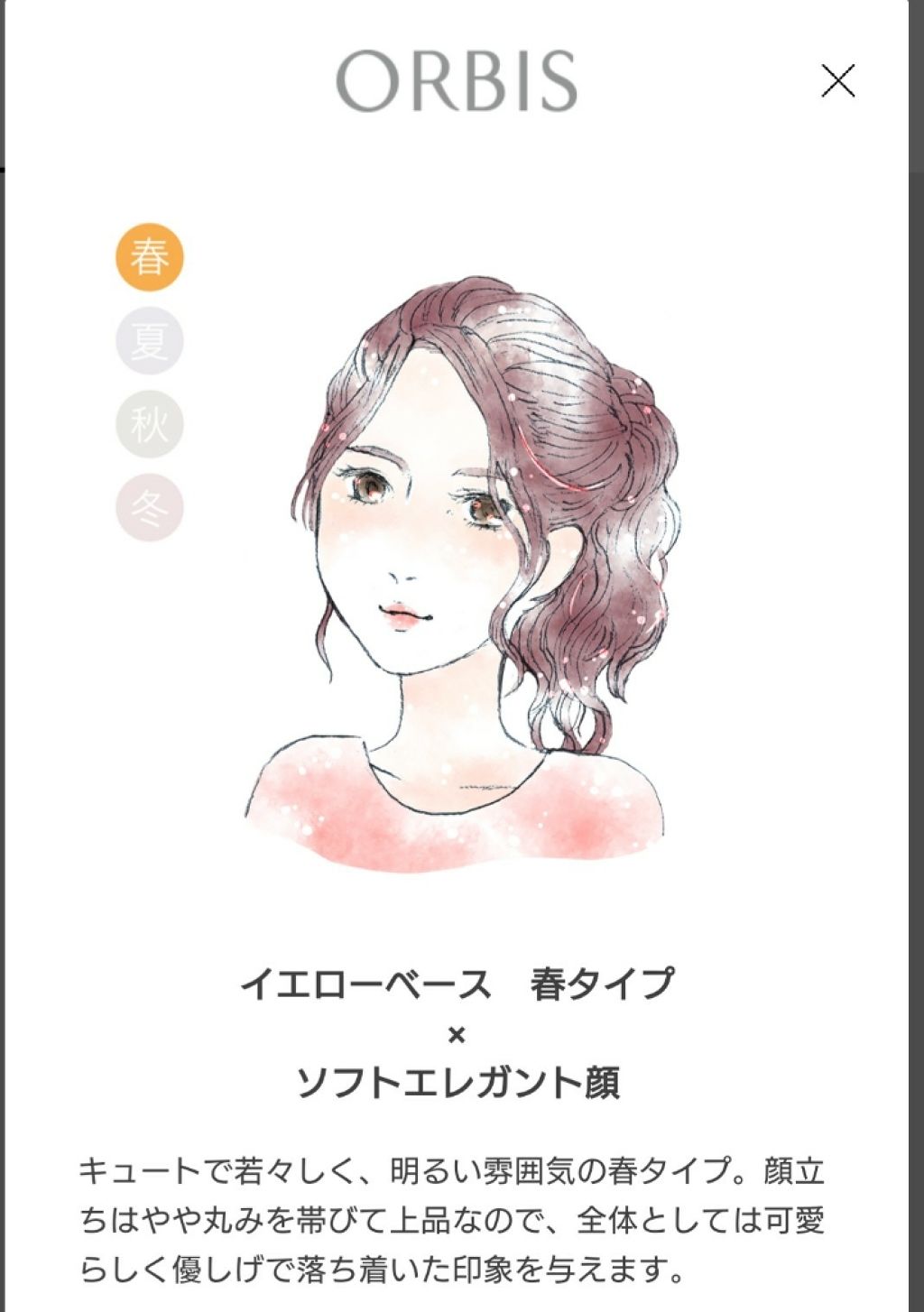 saya@Use up党 on LIPS 「ORBISアプリを何気なく見ていたら、無料のAIによるパーソナ..」(1枚目)