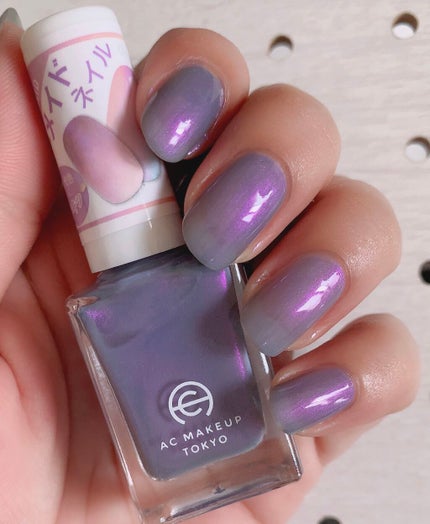 #パープルネイル,#100均ネイル,#じじちゃんネイルのネイルデザイン