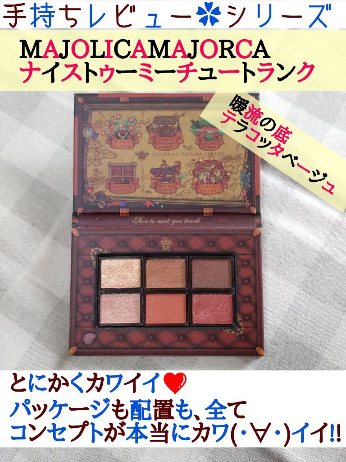ナイストゥミーチュートランク/MAJOLICA MAJORCA/アイシャドウパレットを使ったクチコミ(1枚目)