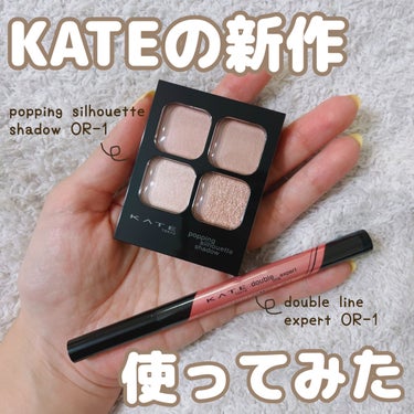 ダブルラインエキスパート(血色陰影カラー) OR-1 極薄オレンジ/KATE/リキッドアイライナーを使ったクチコミ（1枚目）