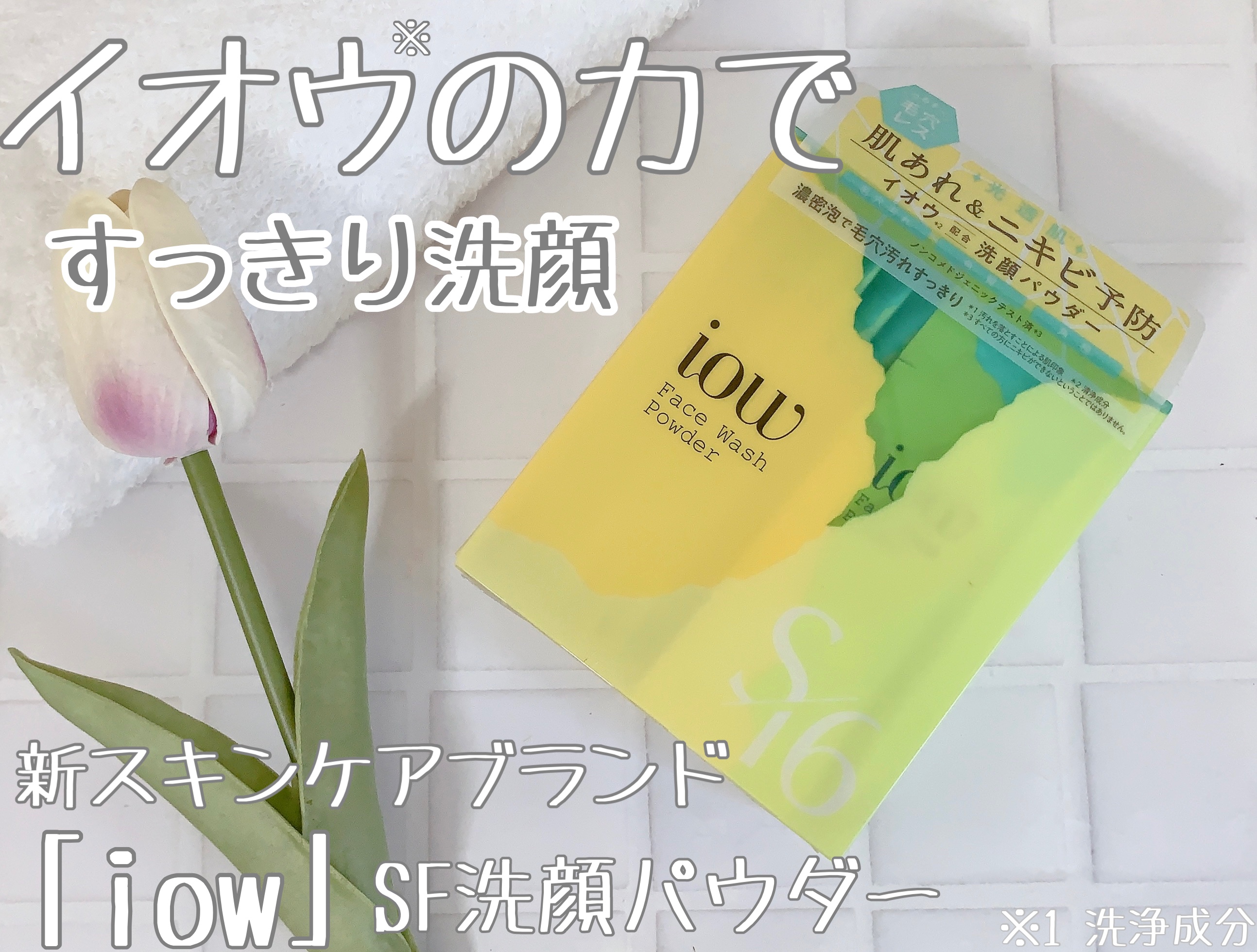SF洗顔パウダー/iow/洗顔パウダーを使ったクチコミ（1枚目）