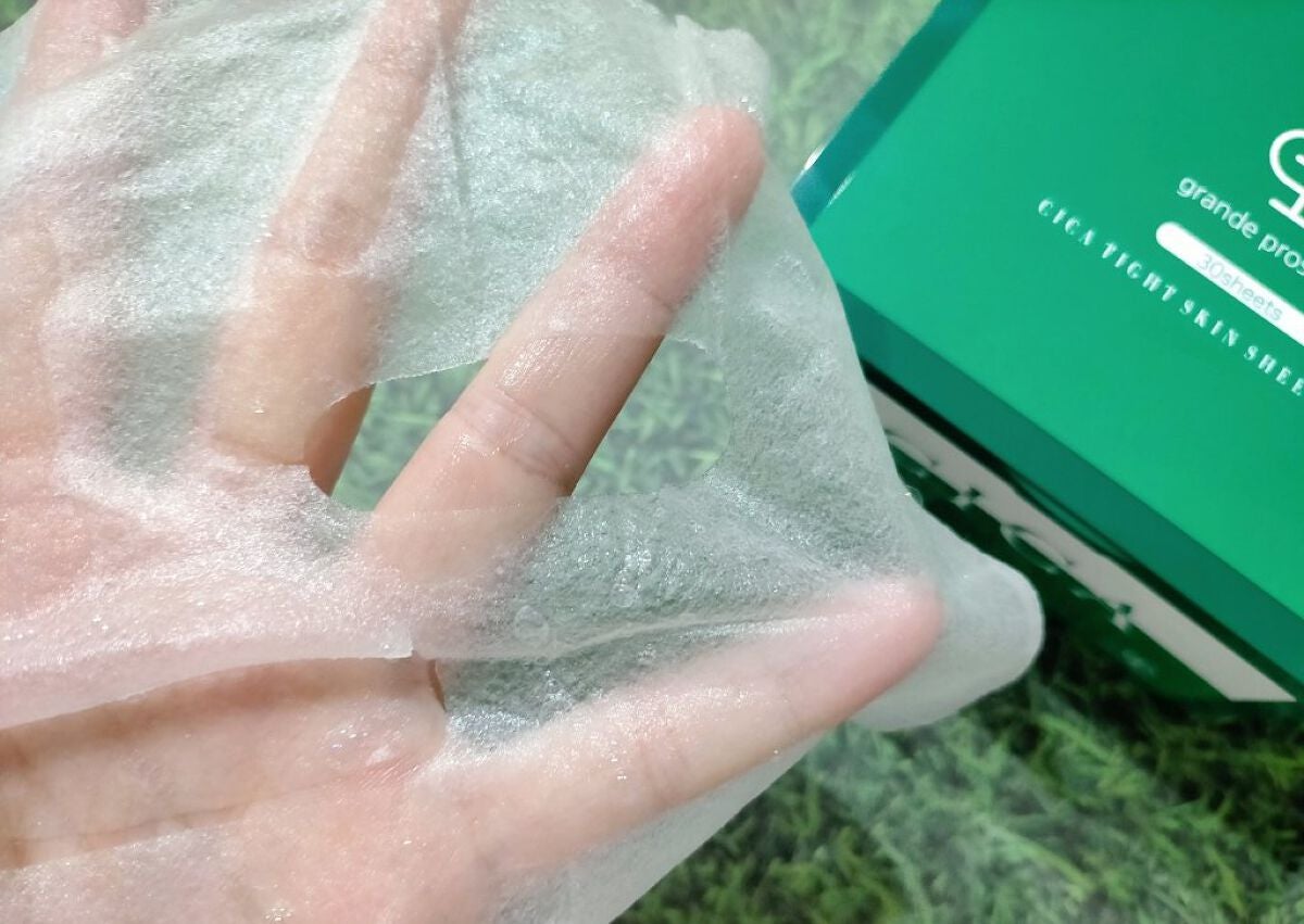 CICA タイトスキンシートマスク/Grande Prossimo/シートマスク・パックを使ったクチコミ(4枚目)