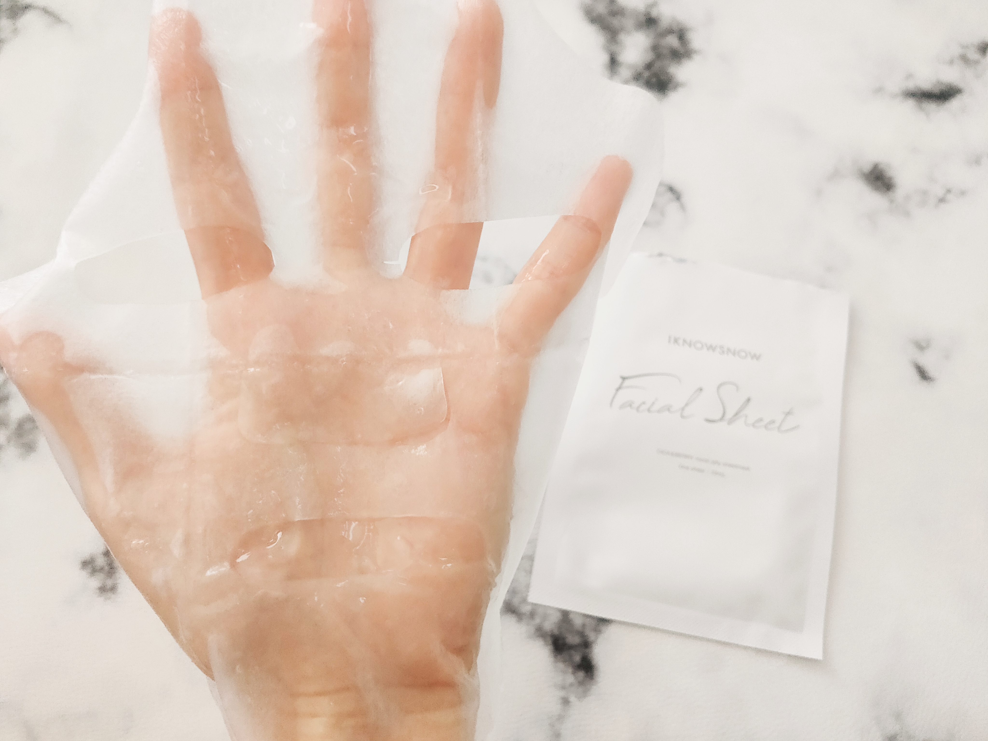 フェイシャルシート/IKNOWSNOW/シートマスク・パックを使ったクチコミ（2枚目）