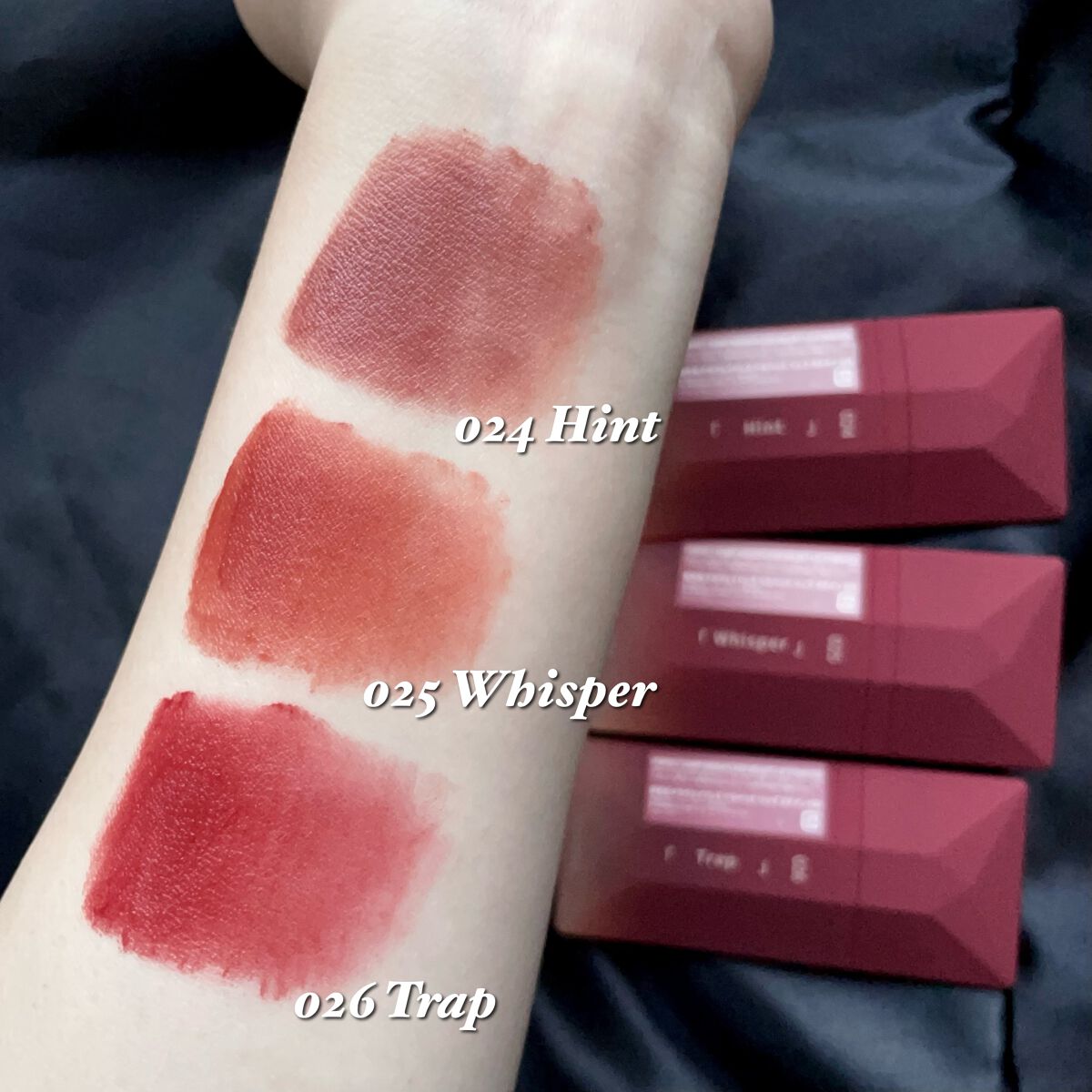 READ ME ベルベットマット リップティント赤狐限定 024 Hint/PERFECT DIARY/リップティントを使ったクチコミ（2枚目）