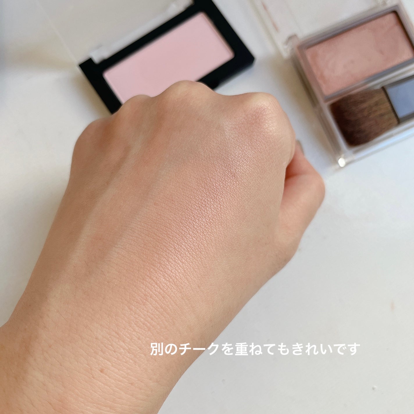 ブラーフィニシュブラッシャー/Dinto/パウダーチークを使ったクチコミ(4枚目)