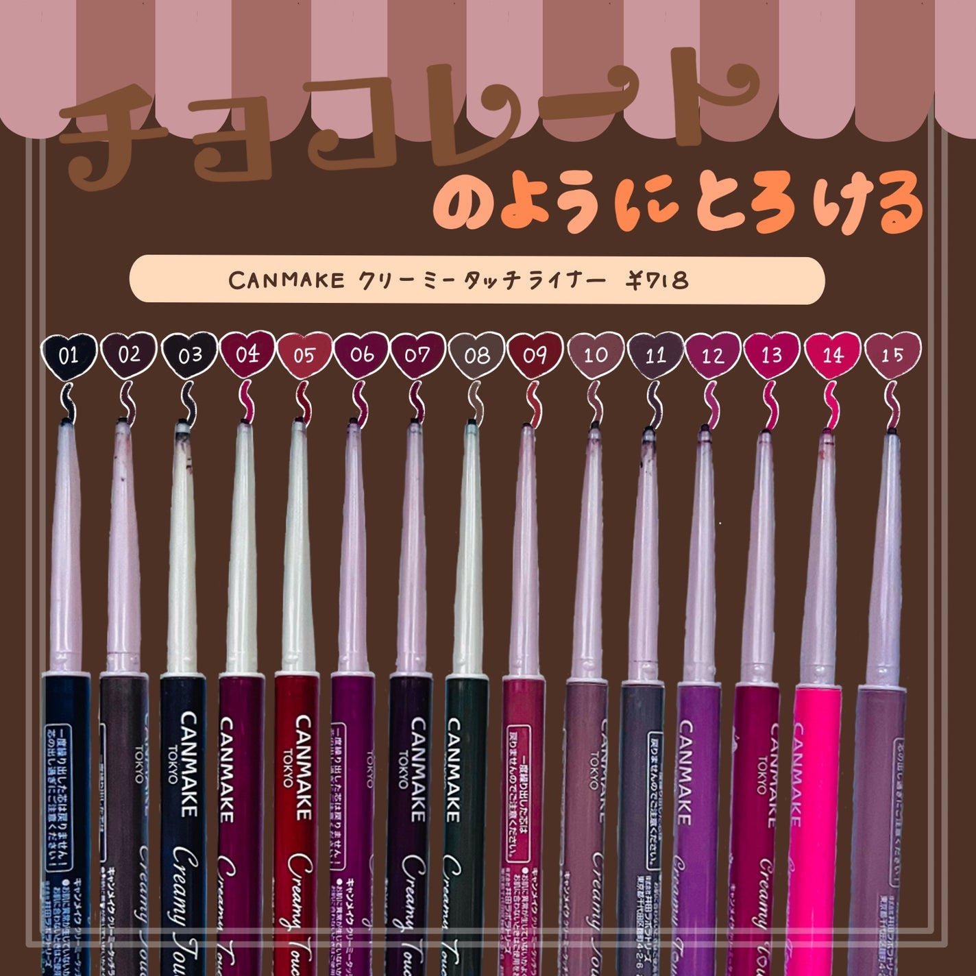 クリーミータッチライナー/キャンメイク/ジェルアイライナーを使ったクチコミ(1枚目)