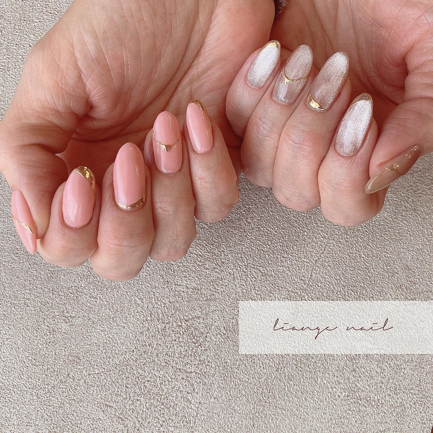 Yuki on LIPS 「.simple❤︎....Liangenail《リアンジェネ..」(1枚目)