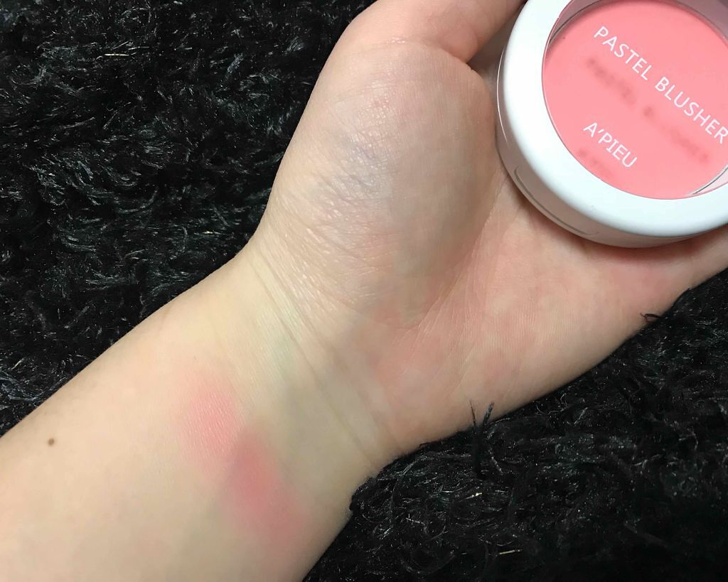 アピュー パステルブラッシャー/A’pieu/パウダーチークを使ったクチコミ（3枚目）