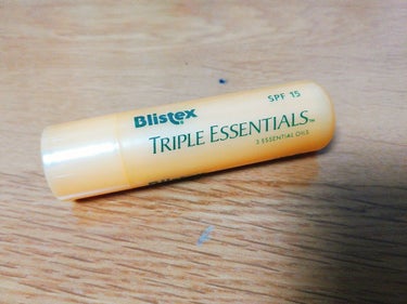 Blistex トリプルエッセンシャルズのクチコミ「さらっとした塗り心地なのに、しっとりと保湿してくれるところが好きです。
匂いもさっぱりした感じ.....」（1枚目）