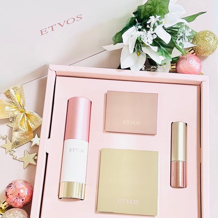 ホリデーコフレ2023〈ジョイピンク〉/エトヴォス/メイクアップキットを使ったクチコミ(9枚目)