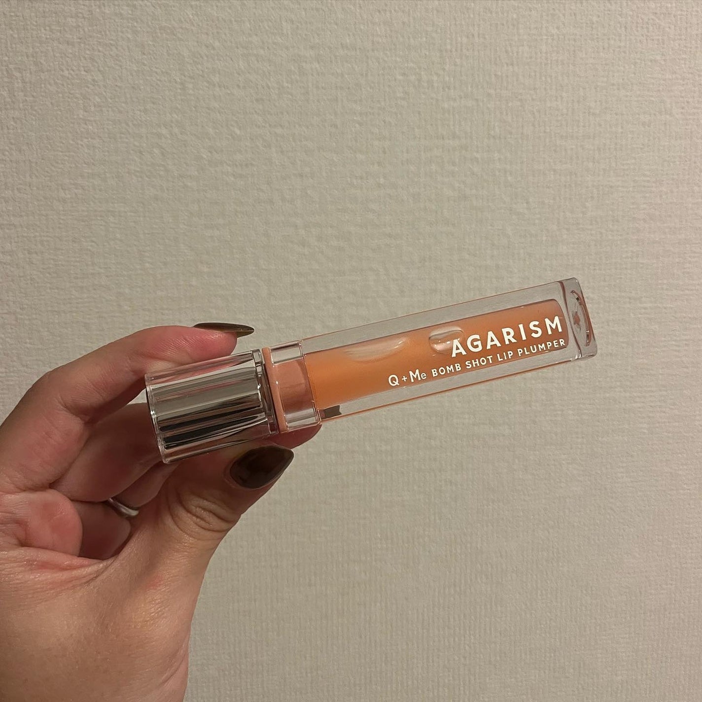 キューミ―ボムショットリッププランパー/AGARISM/リッププランパーを使ったクチコミ(1枚目)