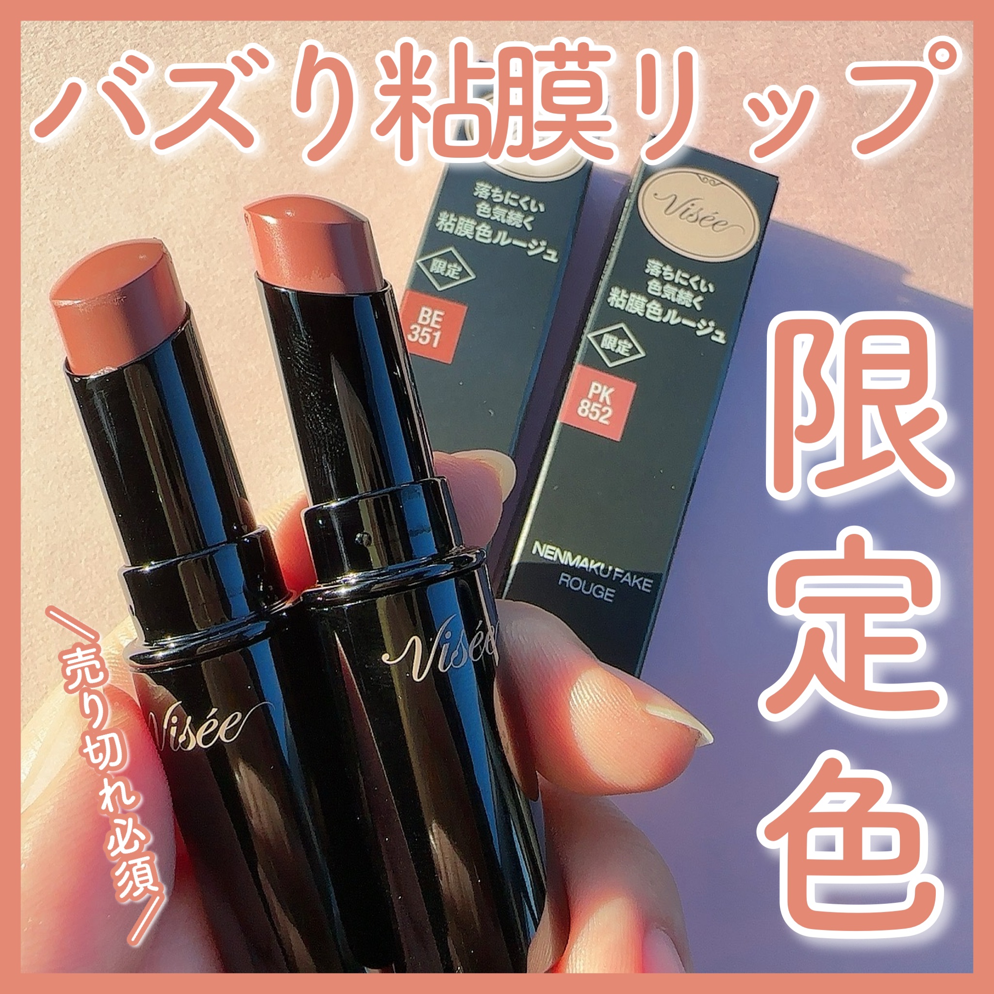 ネンマクフェイク ルージュ/Visée/口紅を使ったクチコミ（1枚目）