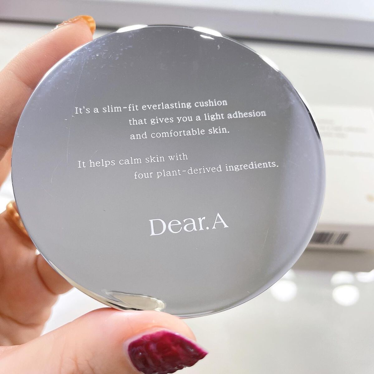 スリムフィット エバーラスティング クッション 21 アイボリー/Dear.A/クッションファンデーションを使ったクチコミ（2枚目）