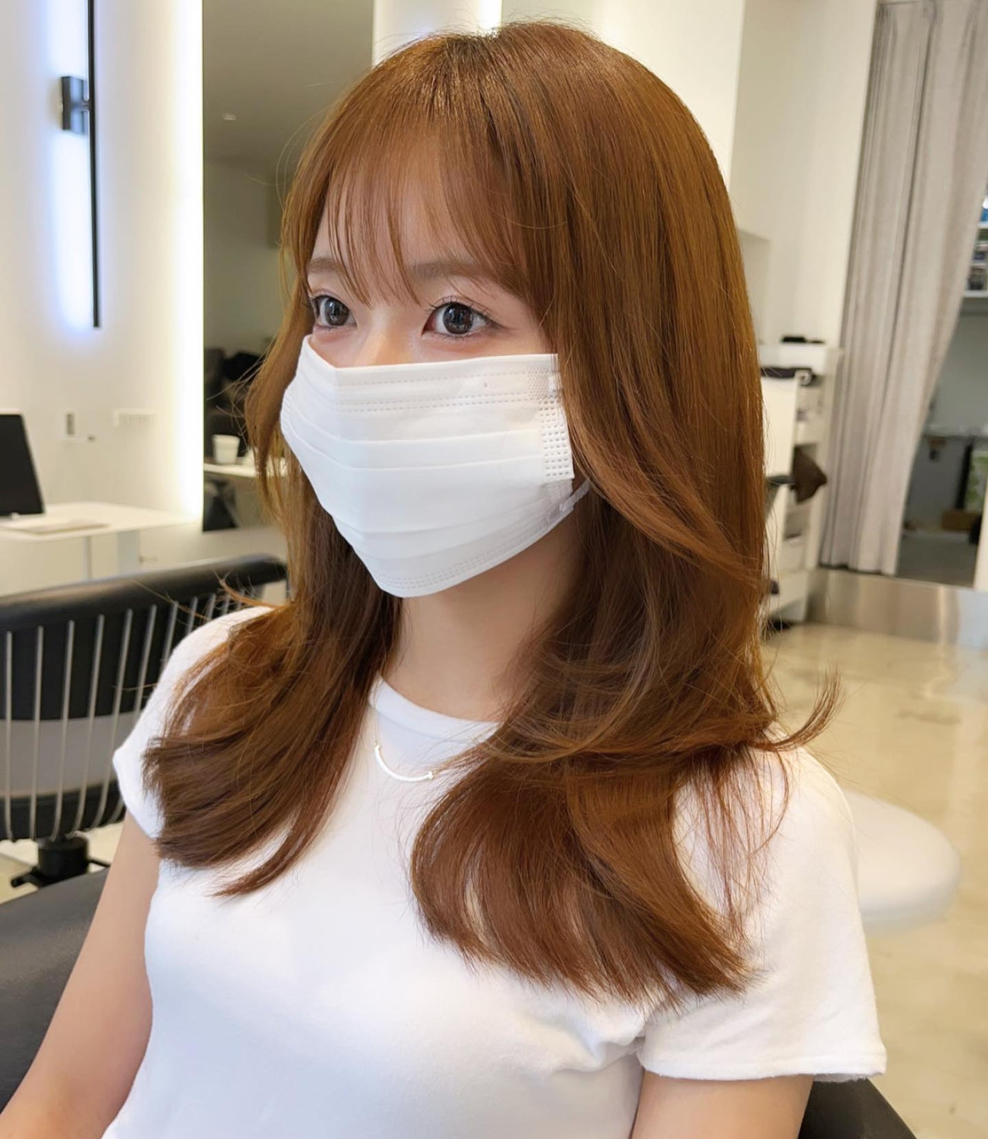 HARUNA on LIPS 「リアルお客様ヘア💕.ツヤっとワンカールで可愛いレイヤーカット💕..」(2枚目)