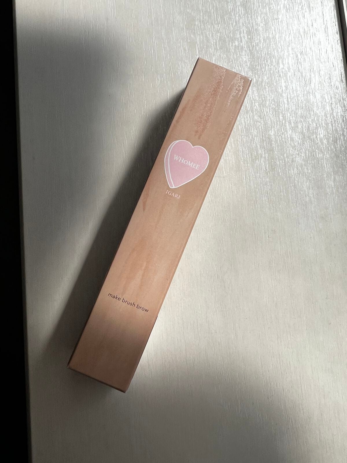 平行眉ブラシ 熊野筆/WHOMEE/メイクブラシを使ったクチコミ(2枚目)