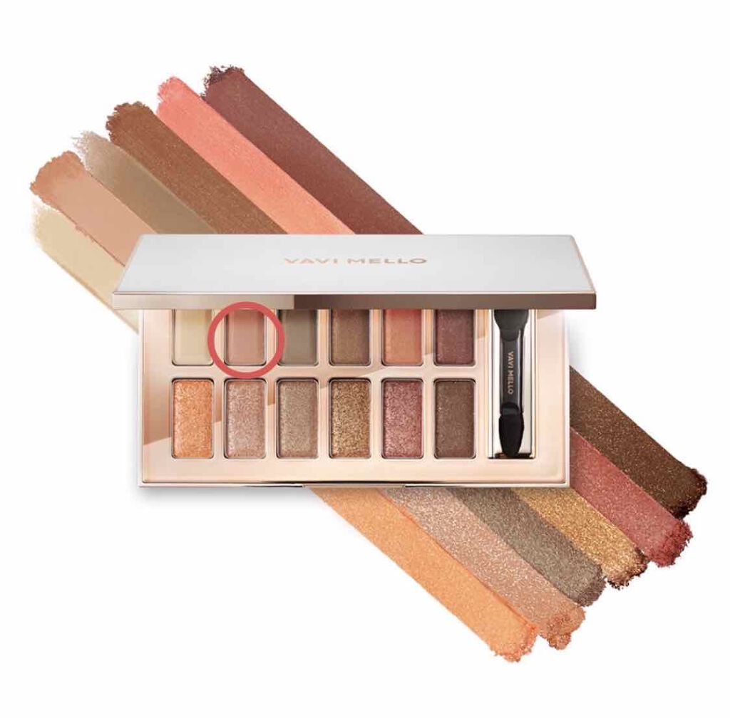 UR GLAM　BLOOMING EYE COLOR PALETTE/U R GLAM/アイシャドウパレットを使ったクチコミ（3枚目）