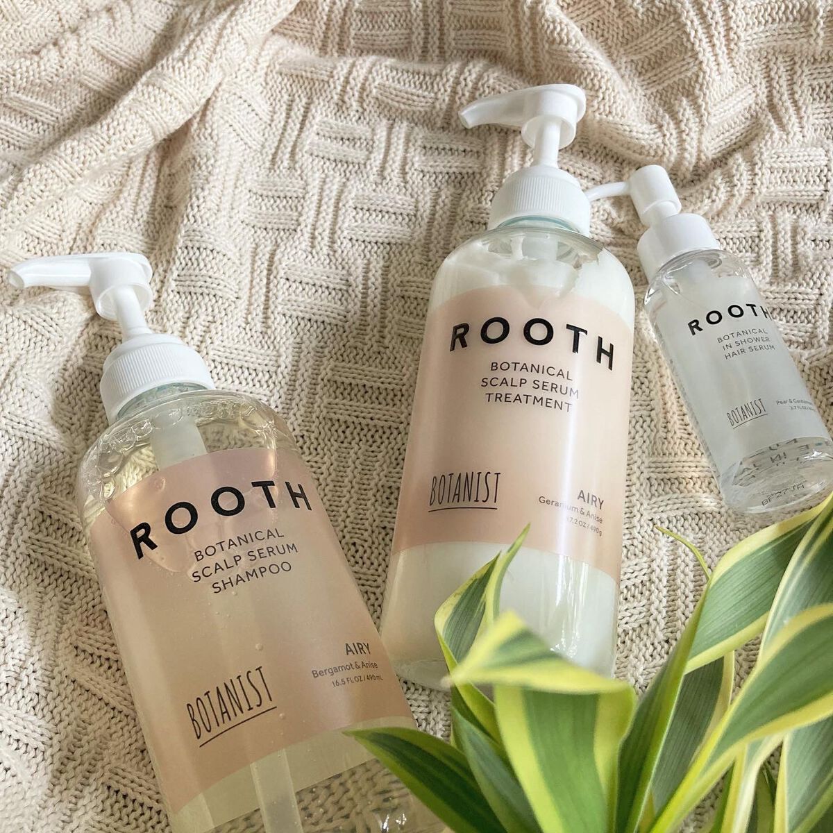 ルース ボタニカルスカルプセラム シャンプー・トリートメント（エアリー）/BOTANIST/市販シャンプーを使ったクチコミ（2枚目）