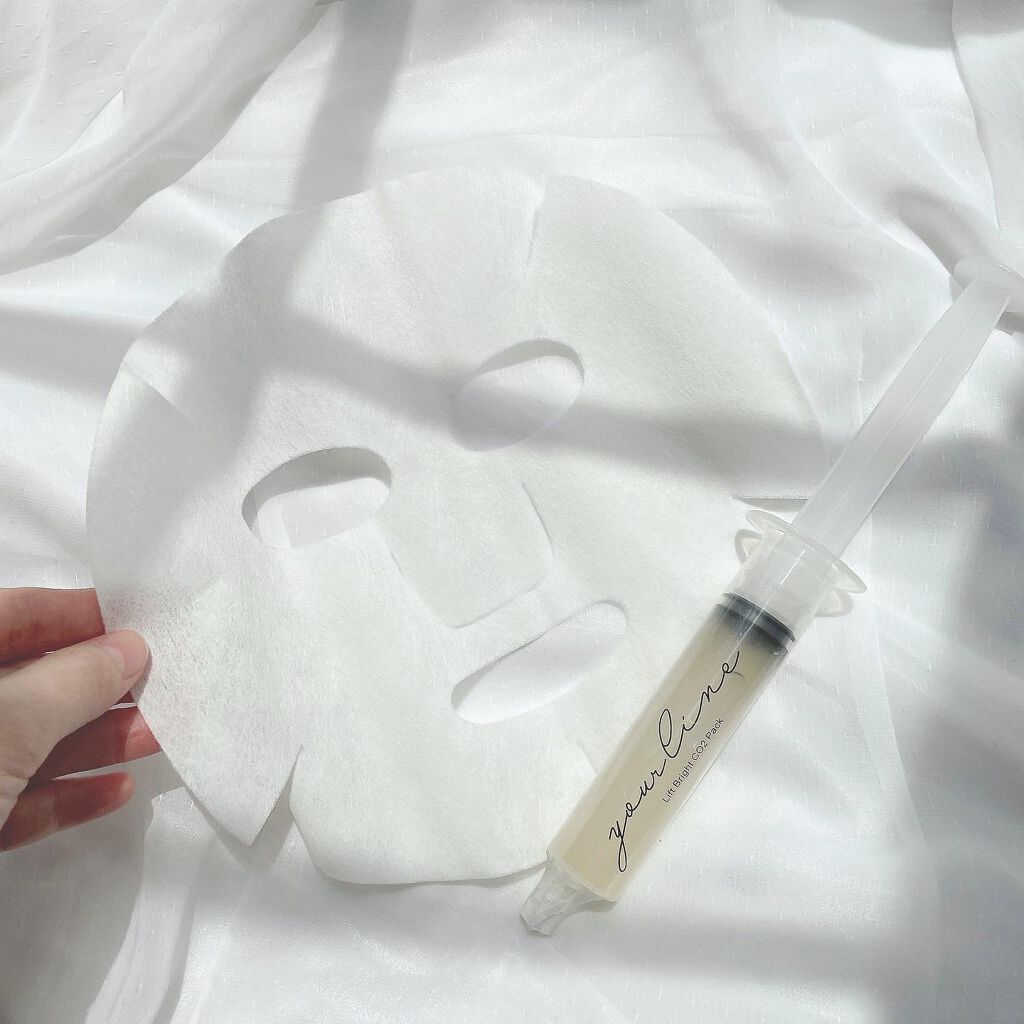 リフトブライトCO2パック/yourline/シートマスク・パックを使ったクチコミ（2枚目）