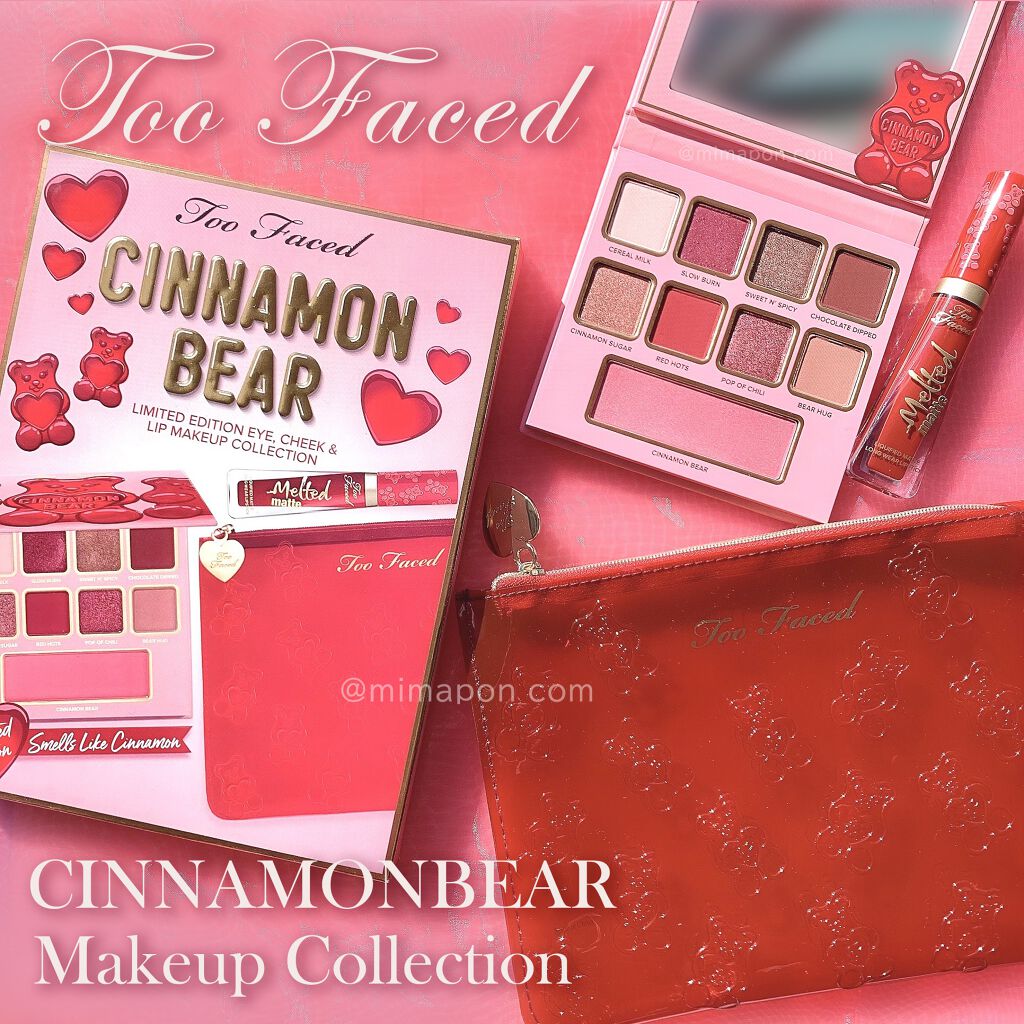 Too Faced シナモン ベア メイクアップ コレクションのクチコミ「
💖 Too Faced CINNAMON BEAR🧸
Makeup Collection❤️.....」（1枚目）