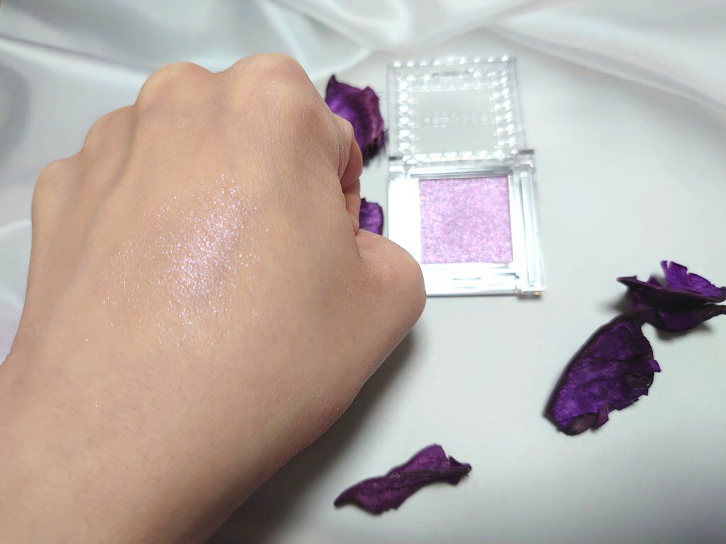 シングルカラーアイシャドウ 05 ピュアラベンダー/CEZANNE/単色アイシャドウを使ったクチコミ（3枚目）