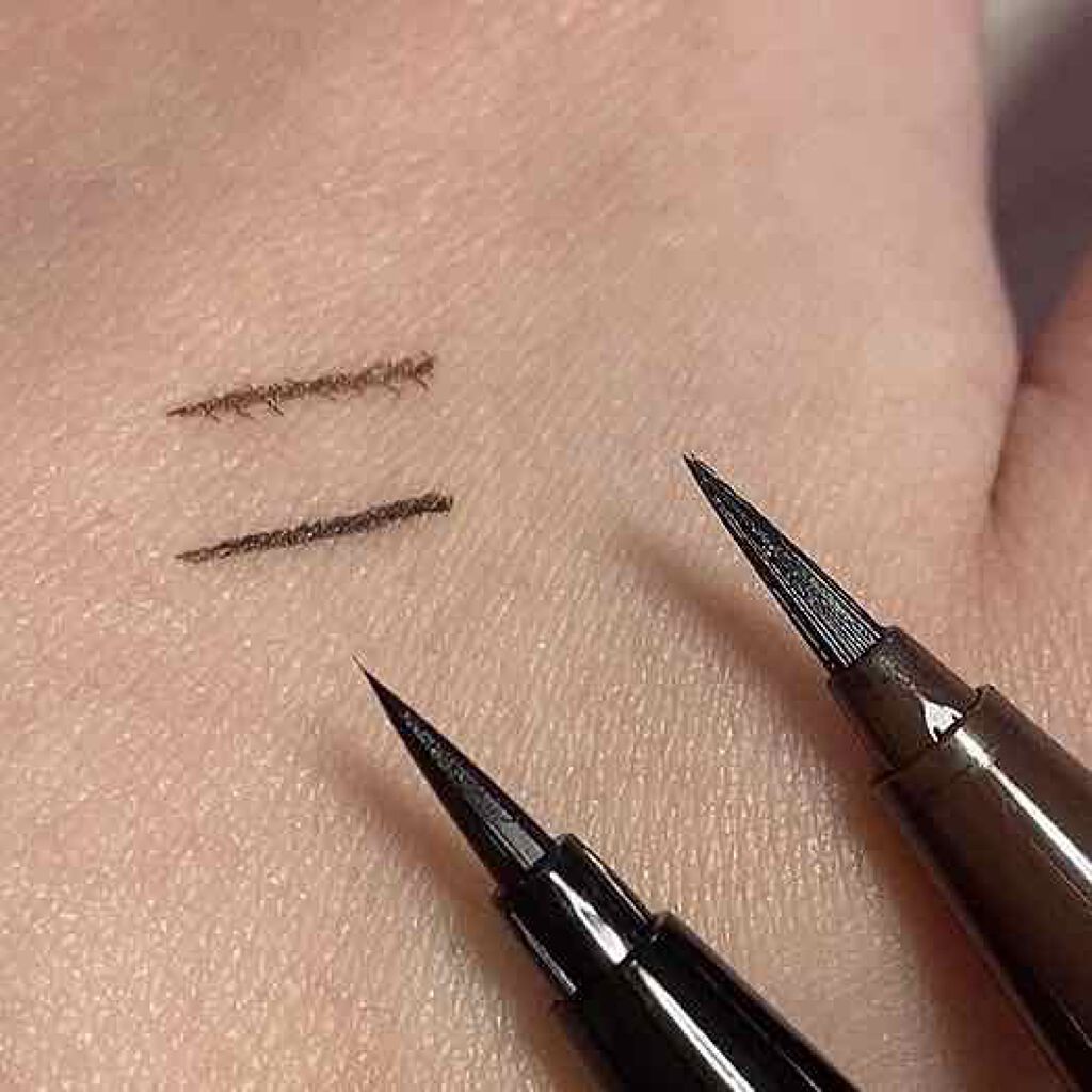 カラーインパクト リキッドライナー BR340 ブラウン/Visée/リキッドアイライナーを使ったクチコミ（2枚目）