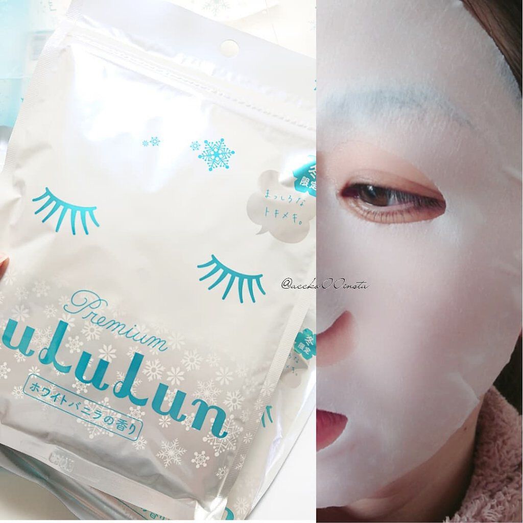 プレミアムルルルン 雪（ホワイトバニラの香り）/ルルルン/シートマスク・パックを使ったクチコミ（3枚目）
