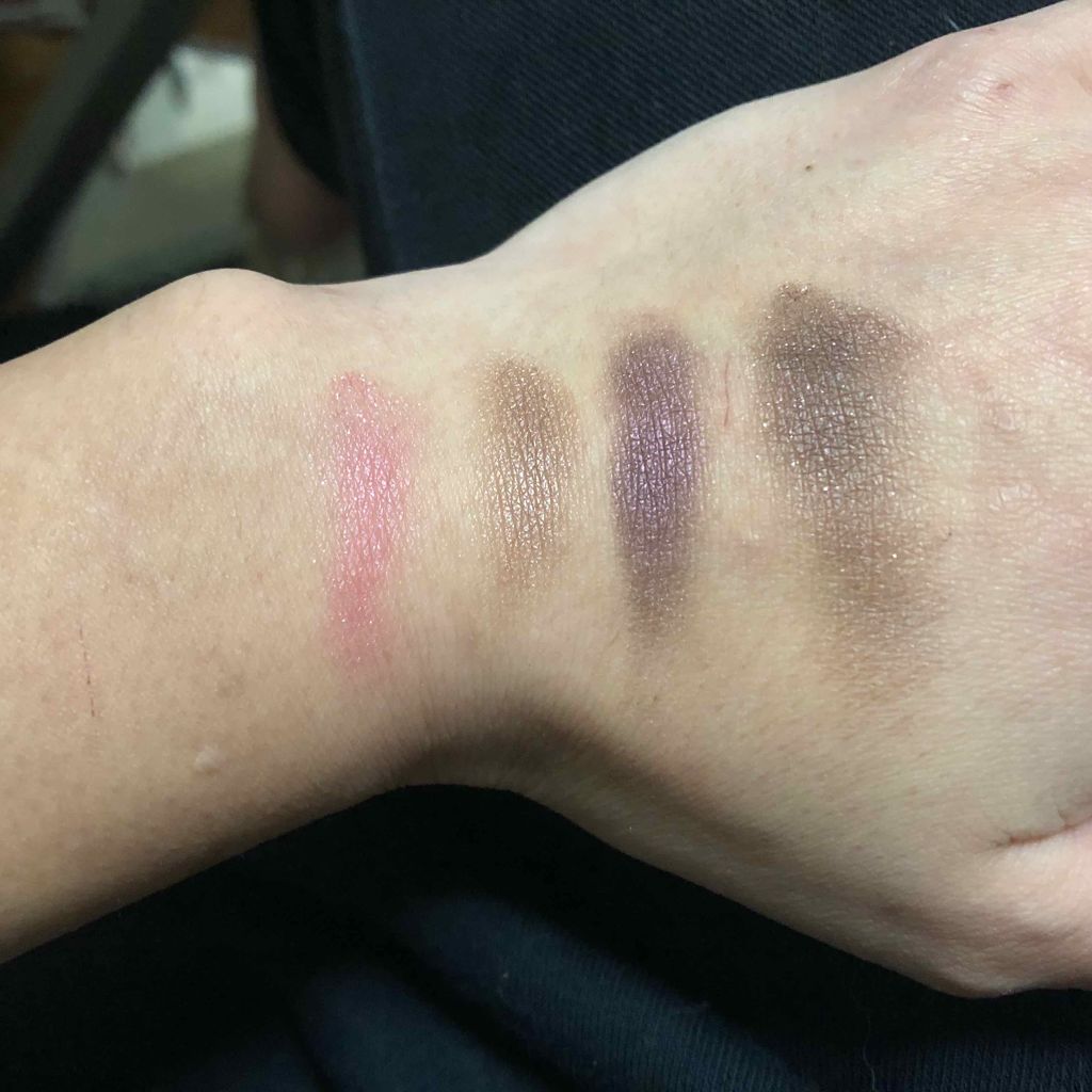グラマラスリッチ アイパレット (クリスマスコフレ 2018)/Visée/メイクアップキットを使ったクチコミ(2枚目)