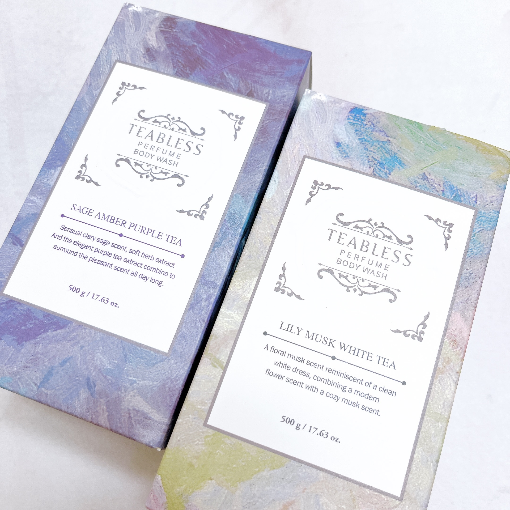 パフュームボディウォッシュ セージアンバーパープルティー/TEABLESS/ボディソープを使ったクチコミ（2枚目）