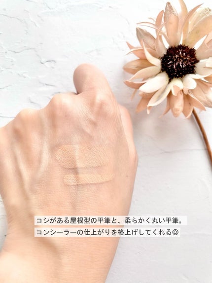 ダブルエンドコンシーラーブラシ/ロージーローザ/メイクブラシを使ったクチコミ(3枚目)
