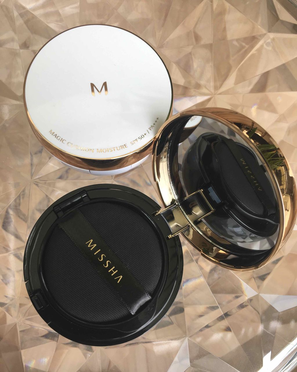 M クッション ファンデーション(モイスチャー)/MISSHA/クッションファンデーションを使ったクチコミ(1枚目)