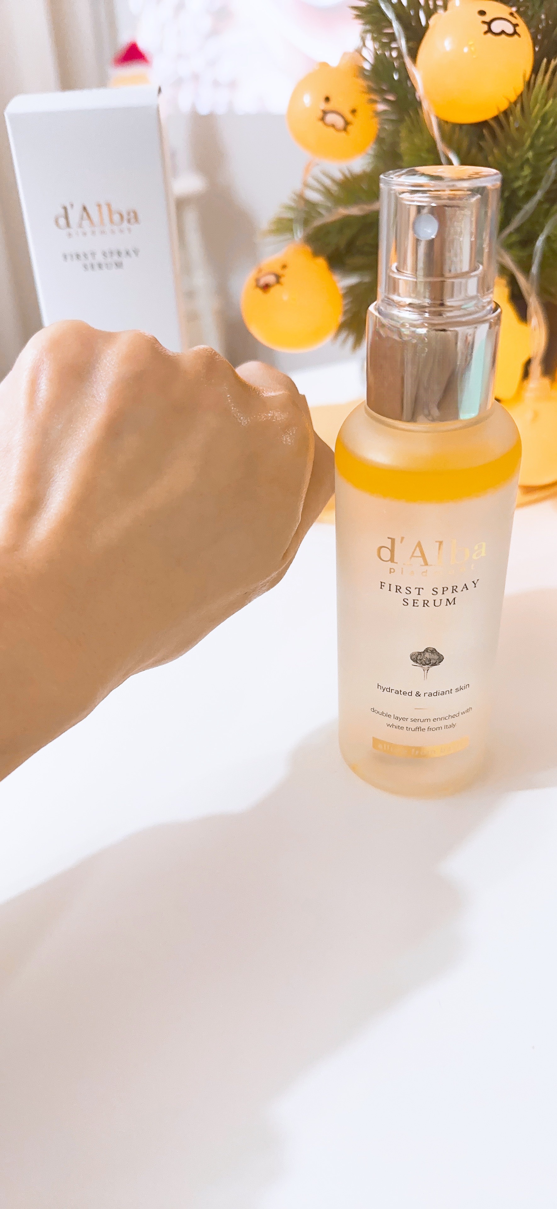 ダルバ ホワイトトリュフファーストスプレーセラム/ダルバ/ミスト状化粧水を使ったクチコミ（1枚目）