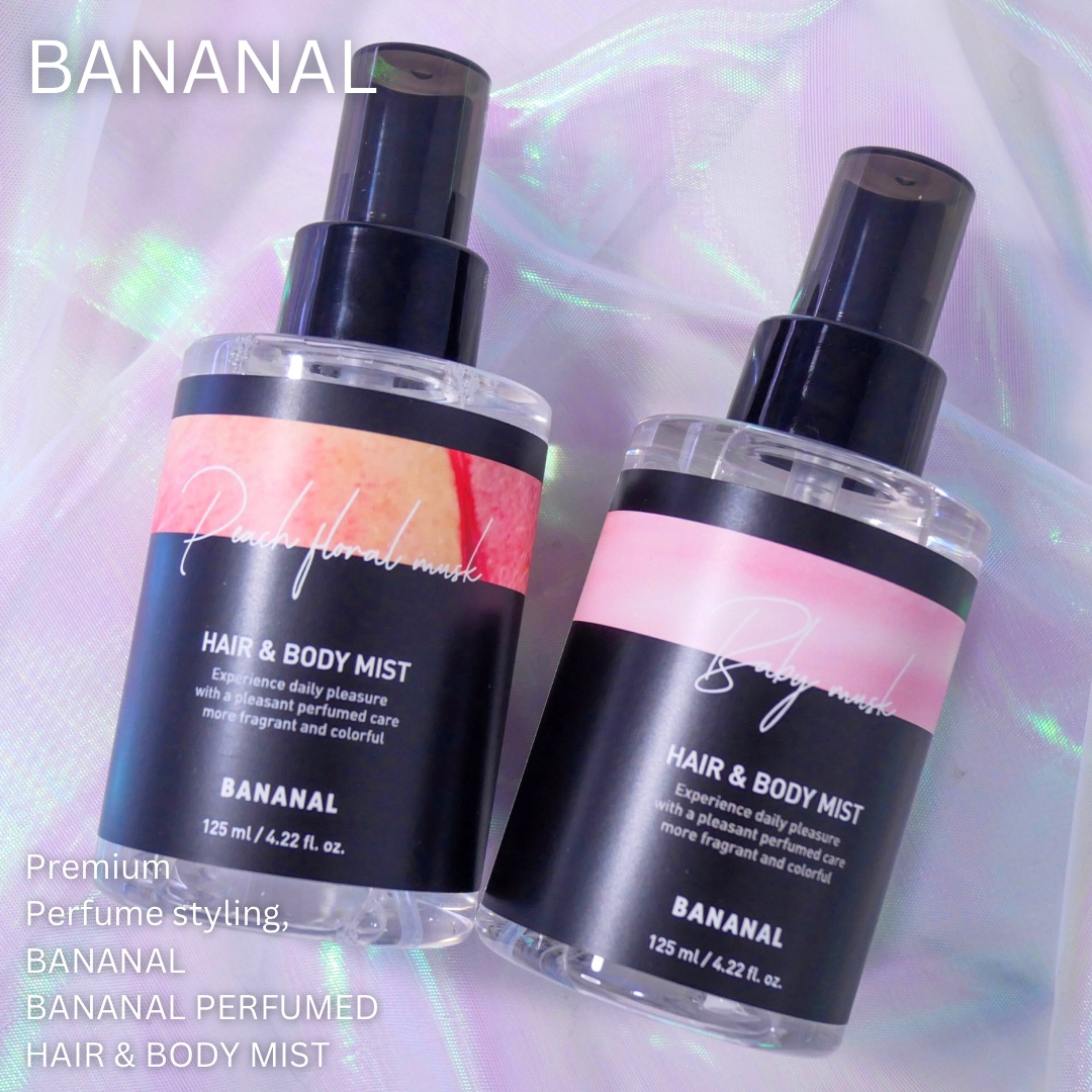 パフュームド ヘア＆ボディミスト Peach Floral Musk/BANANAL/ヘアミストを使ったクチコミ（1枚目）